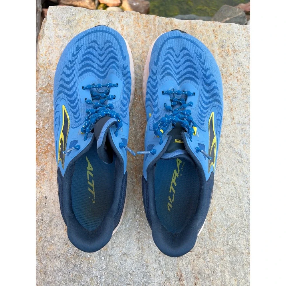 Altra Torin 7 Mens Running Shoes Blue Yellow AL0A82CD440 Low Top Sneakers 11.5